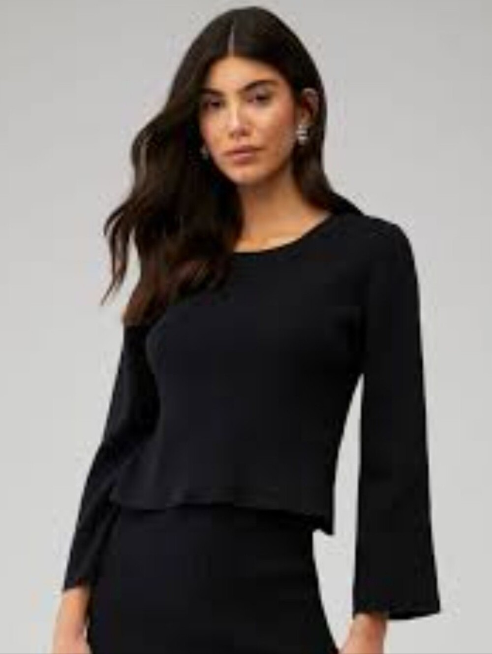 Splendid Ribbed Crew Neck Sweater | Feminine Fit | NWT L